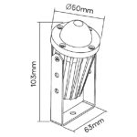 چراغ روکار نما جت لایت 3 وات پارس شعاع توس