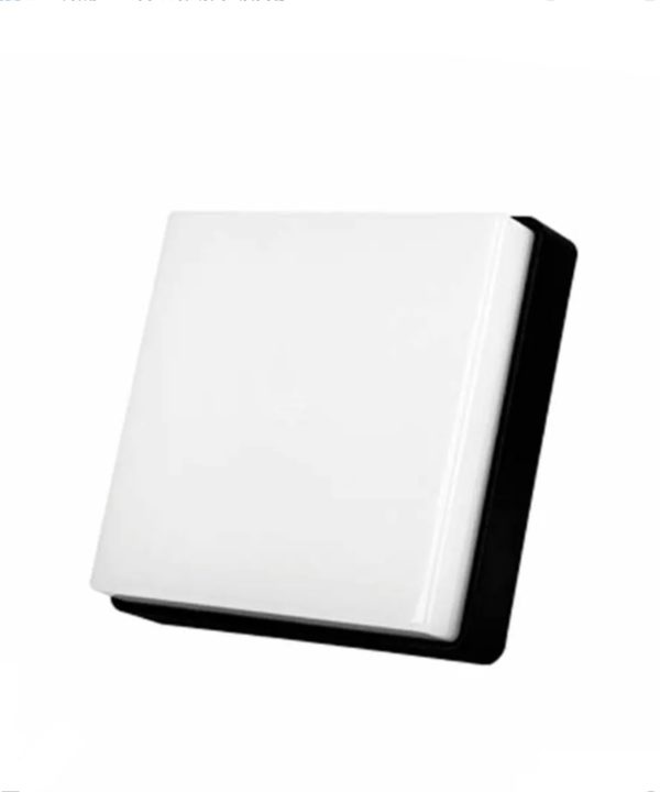 چراغ روکار آوش 12 وات مربعی بدنه مشکی پارس شعاع توس