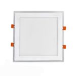 چراغ توکار LED گلاریس 30 وات مربعی پارس شعاع توس