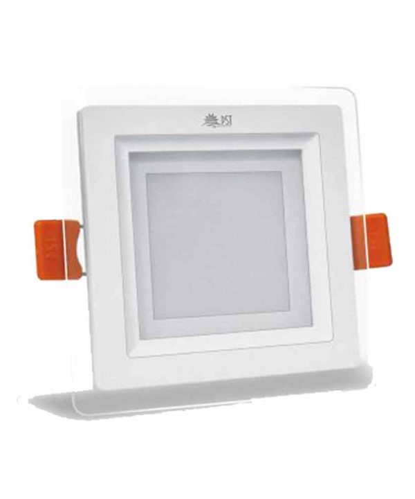 چراغ توکار گلاریس ۷ وات مربعی پارس شعاع توس