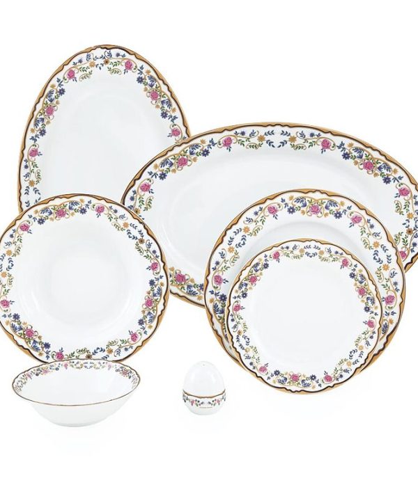 سرویس چینی زرین ۲۸ پارچه غذاخوری ایتالیا اف گلستان