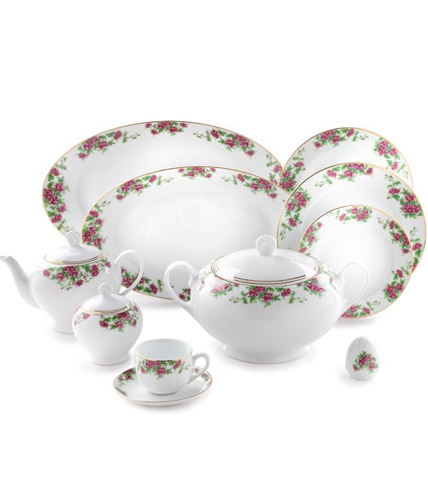 سرویس چینی زرین ۱۰۲ پارچه کامل ایتالیااف بیدگل