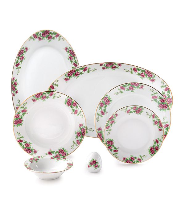 سرویس چینی زرین ۲۸ پارچه غذاخوری ایتالیا اف بیدگل