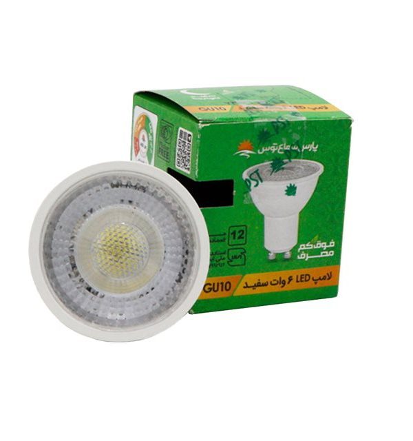 لامپ الایدی ۶ وات پارس شعاع توس gu10