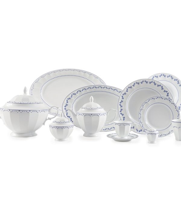 سرویس چینی زرین ۱۰۳ پارچه کامل نئوکلاسیک فرانسیس سورمهای