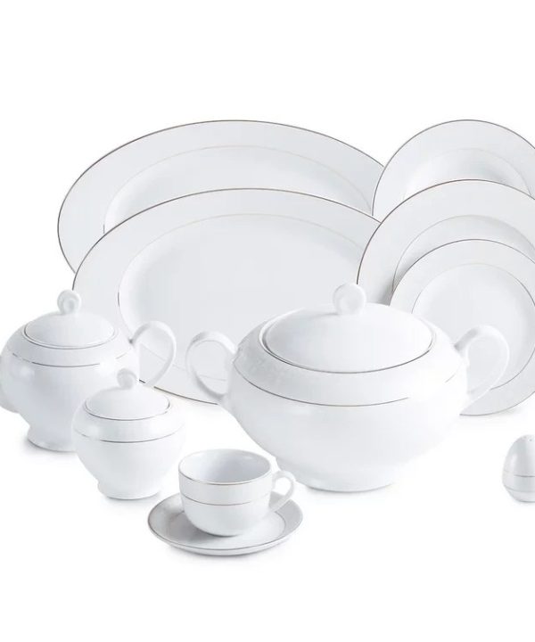 سرویس چینی زرین ۱۰۲ پارچه کامل ایتالیااف سپیدصدف