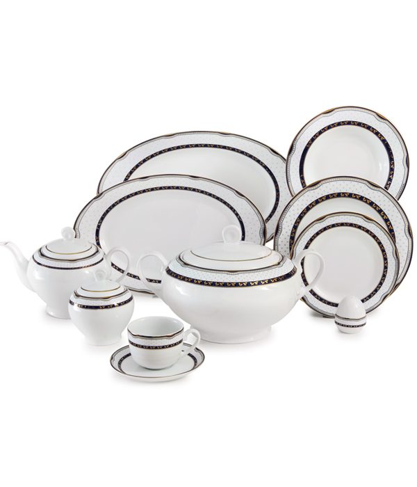 سرویس چینی زرین ۱۰۲ پارچه کامل ایتالیااف پرشیا سرمهای