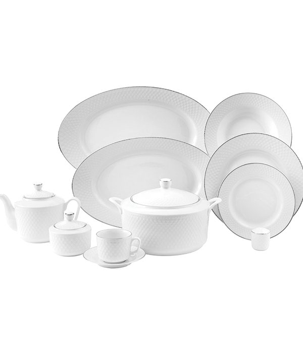 سرویس چینی زرین ۱۰۲ پارچه کامل رادیانس زرین