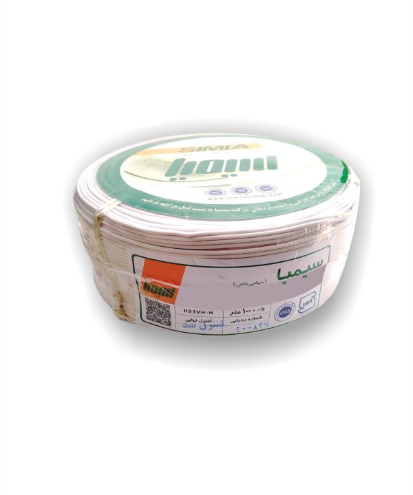 حلقه ۱۰۰ متری سیم بند تخت(نایلون) 1x2 سیمیا