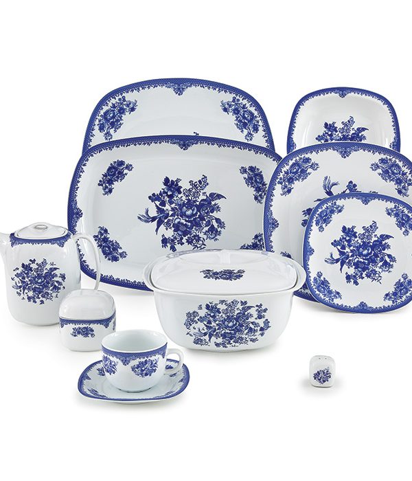 سرویس چینی زرین ۹۸ پارچه کامل کواترو فلورانس