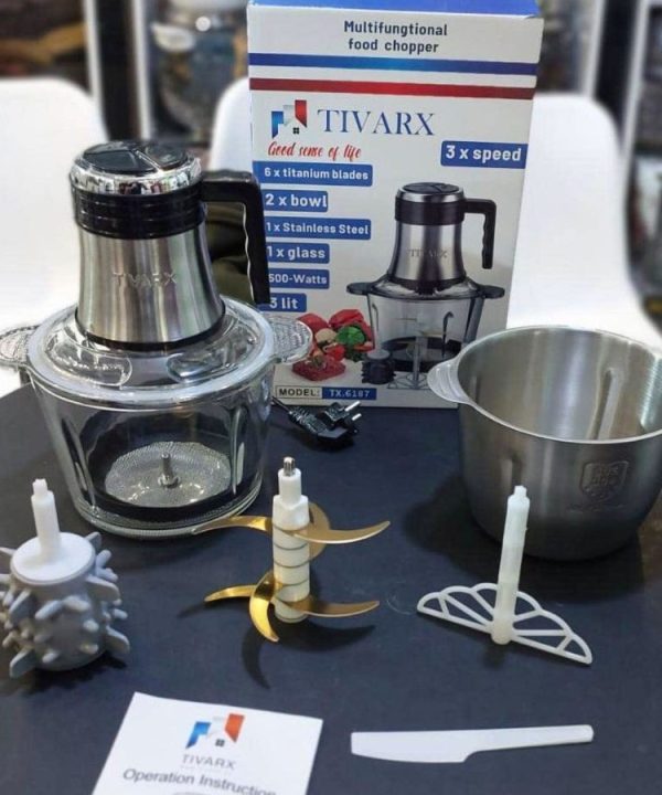 خردکن دو کاسه تیوارکس مدل TX-6187 اصلی