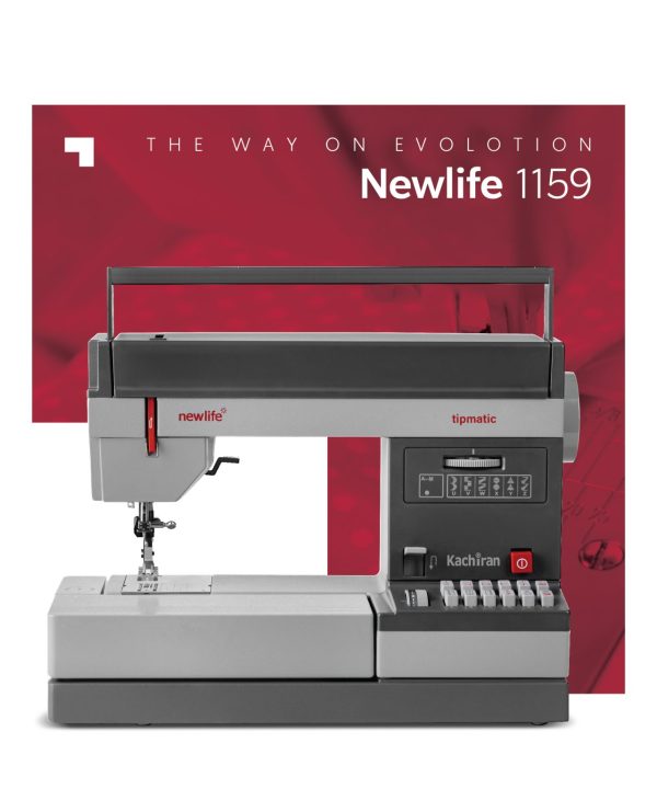 چرخ خیاطی و گلدوزی کاچیران سری نیولایف مدل 1159 با درب