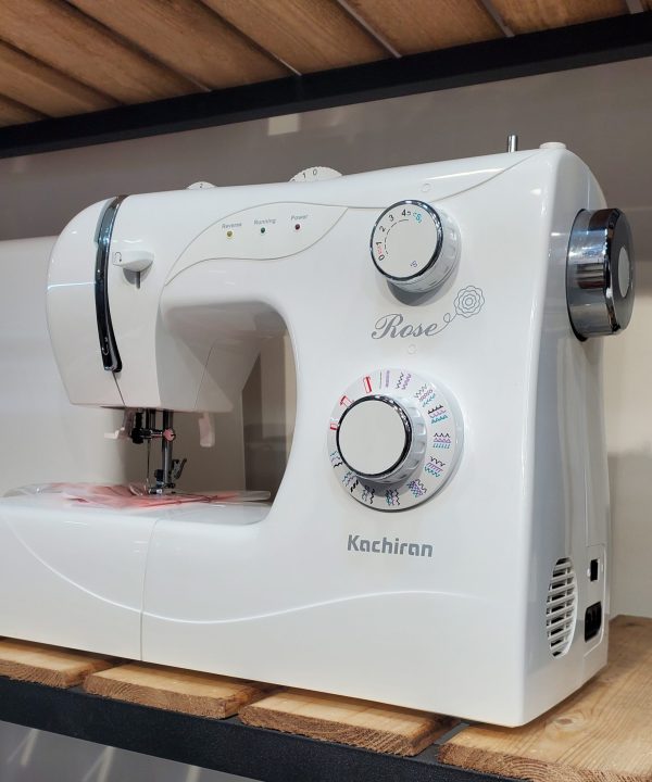 چرخ خیاطی و گلدوزی کاچیران سری رز مدل 330 نقرهای