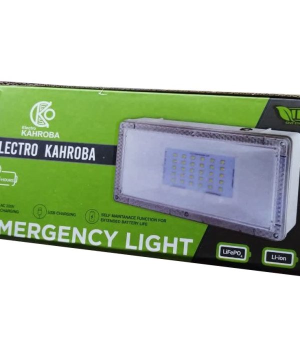 چراغ اضطراری شارژی اتوماتیک الکترو کهربا مدل ۵ ساعت شارژ