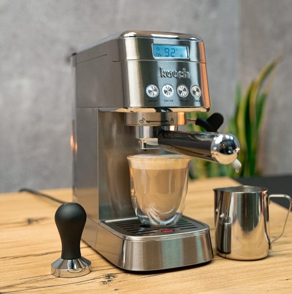 اسپرسو ساز کوخ مدل KEB1982 رنگ استیل